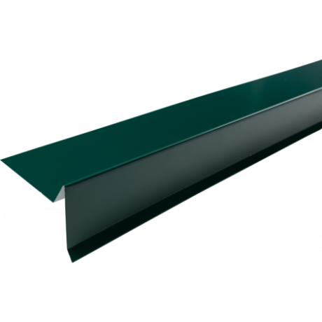 Планка торцевая для мягкой битумной черепицы PE RAL 6005