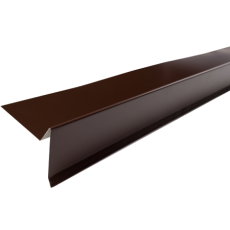 Планка торцевая для мягкой битумной черепицы, PE, RAL 8017