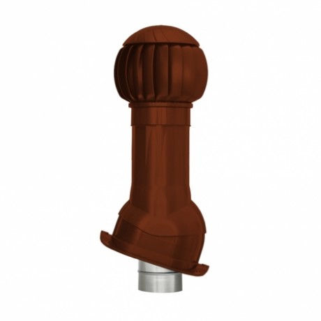 Комплект вентиляции для металлочерепицы Gervent 160 мм, труба изолированная 125 мм, RAL 3009