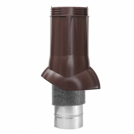 Выход вентиляции изолированный Gervent 125/160 мм, RAL 8017