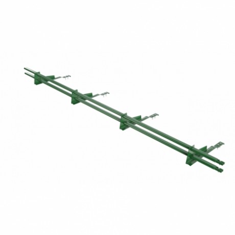 Снегозадержатель для натуральной черепицы BORGE, L=3000 мм, RAL 6002