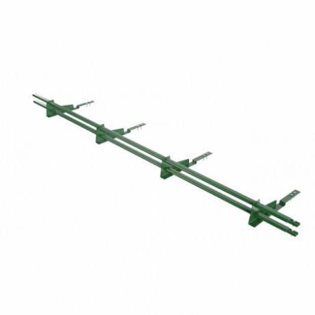 Снегозадержатель для композитной черепицы BORGE, L=3000 мм, RAL 6002