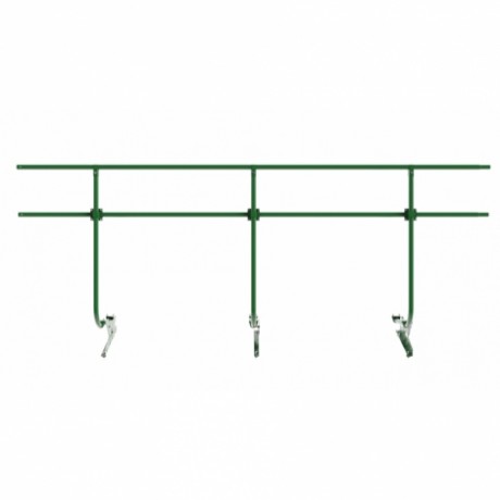 Ограждение кровли универсальное Borge, H=1200 мм, L=3000 мм, RAL 6002