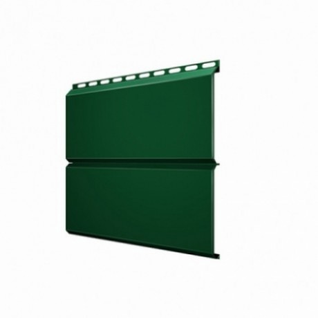 Металлический сайдинг Экобрус, GL 0,45 PE, цвет: RAL 6005