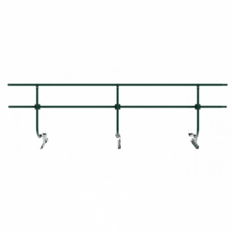 Ограждение для фальцевой кровли Borge, H=900 мм, L=3000 мм, RAL 6005