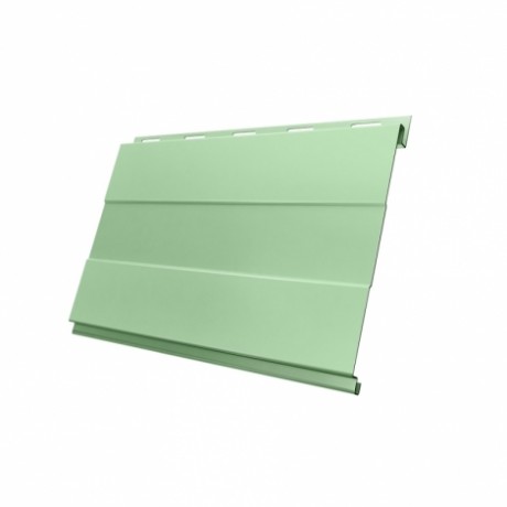 Металлический сайдинг Вертикаль Prof GL 0,45 PE с пленкой, цвет: 6019