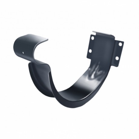 Крюк крепления желоба короткий, Grand Line, Ø125 мм, Granite - double, RAL 7024