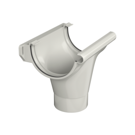 Воронка желоба Технониколь Макси, Ø150 мм, цвет: Белый