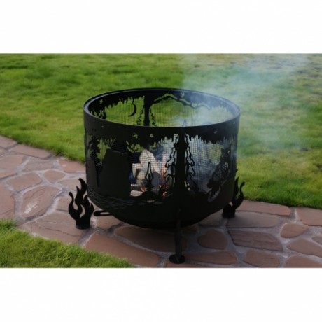 Костровая чаша Ежик в тумане, Ø 800 мм