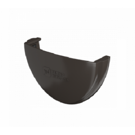 Заглушка желоба универсальная Технониколь Ø125 мм, цвет: Темно-коричневый