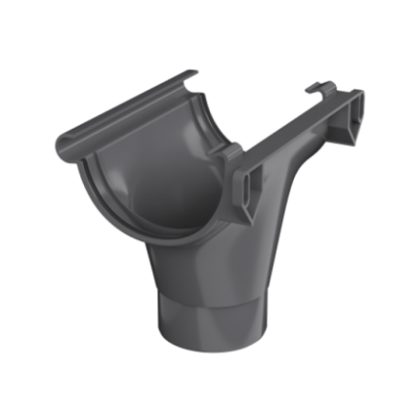 Воронка желоба Технониколь Макси, Ø150 мм, цвет: Графитово-серый