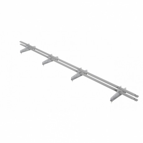 Снегозадержатель на металлочерепицу BORGE, L=3000 мм, RAL 7004