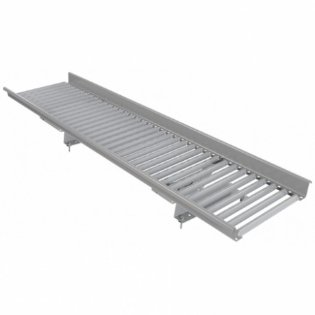 Мостик кровельный для металлочерепицы, Borge, с высокой ступенькой; шаг обрешетки 400 мм L=1500 мм, RAL 7004