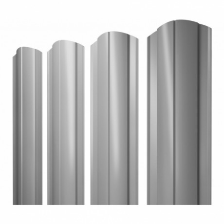 Круглый фигурный штакетник 0.45 Drap TX RAL 7004