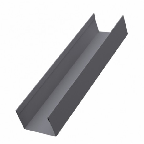 Стойка забора жалюзи Milan,Tokio 60х40 мм., 0.5 мм., Satin, RAL 7004