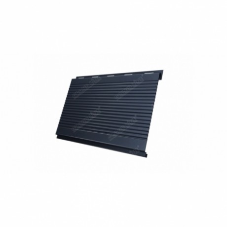 Металлический сайдинг Вертикаль Gofr GL 0,45 Drap с пленкой, цвет: 7024