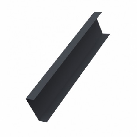 Накладка на столб декор, забора жалюзи Milan,Tokio 0.5 мм., Velur, RAL 7024