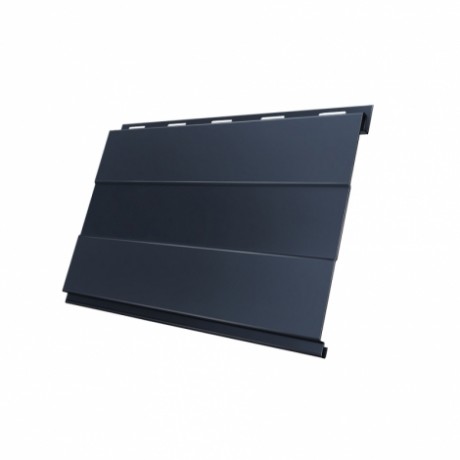 Металлический сайдинг Вертикаль Prof GL 0,5 Satin Matt, цвет: RAL 7024