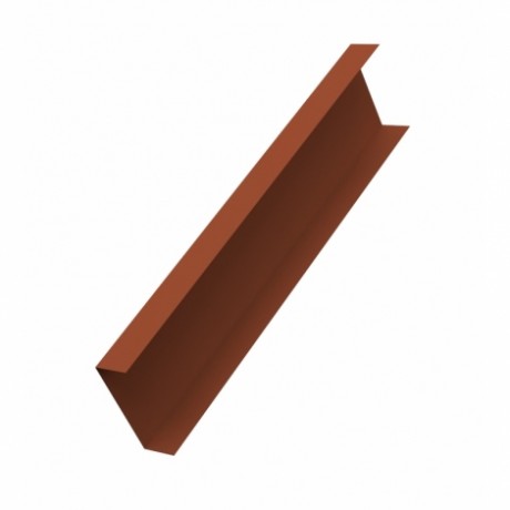 Накладка на столб декор, забора жалюзи Milan,Tokio 0.45 мм., Drap, RAL 8004