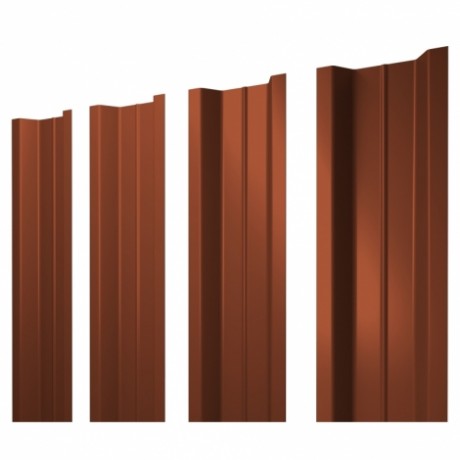 П-образный штакетник 0.5 Satin Matt TX RAL 8004