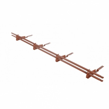 Снегозадержатель для композитной черепицы BORGE, L=3000 мм, RAL 8004