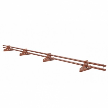 Снегозадержатель для фальцевой кровли BORGE, L=3000 мм, RAL 8004