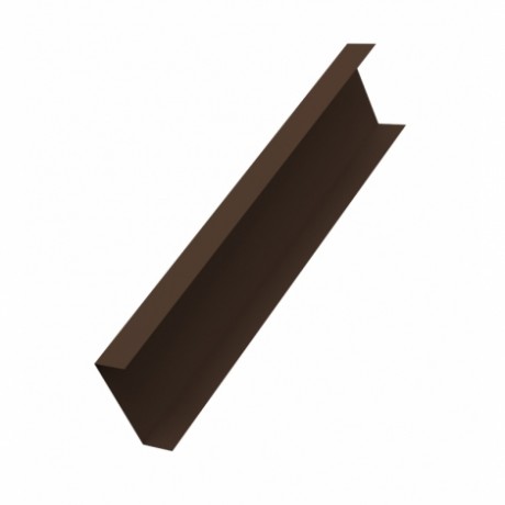 Накладка на столб декор, забора жалюзи Milan,Tokio 0.45 мм., Drap, RAL 8017