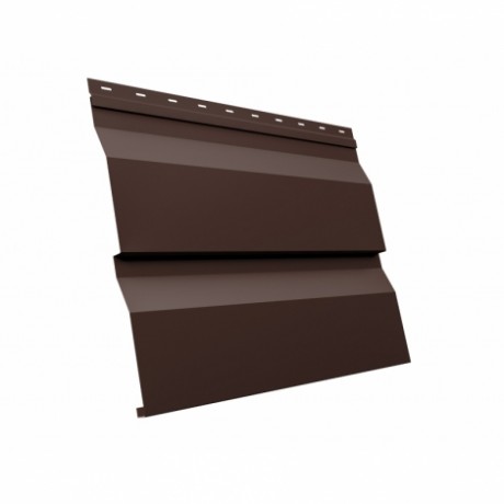 Металлический сайдинг GL корабельная доска XL 0,4 мм PE, цвет: 8017