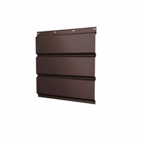 Софит Grand Line, металлический без перфорации, PE с пленкой 0.45 мм, RAL 8017