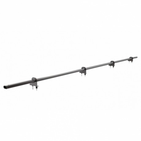 Снегозадержатель на металлочерепицу BORGE, однотрубчатый, L=3000 мм, RAL 8019