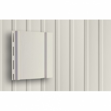 Сайдинг виниловый, вертикальный Grand Line, 3000 мм, цвет: Белый