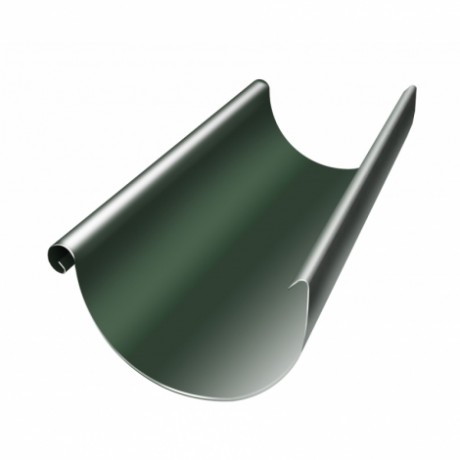 Желоб водосточный Grand Line, Ø125 мм, L=3000 мм, Granite - double, RR 11