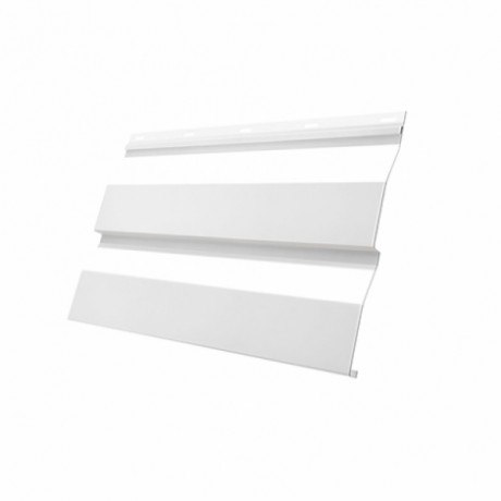 Металлический сайдинг GL корабельная доска 0,45 мм PE, цвет: RAL 9003