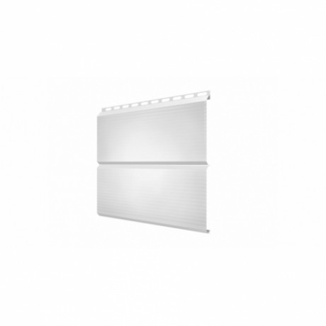 Металлический сайдинг Экобрус Gofr GL, PE 0.45, цвет: RAL 9003