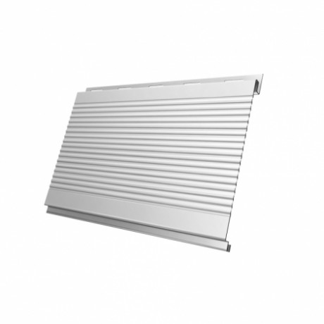 Металлический сайдинг Вертикаль Gofr GL 0,5 Satin, цвет: RAL 9003