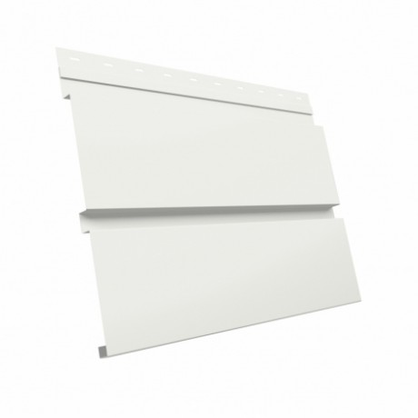 Металлический сайдинг Брус Квадро GL, Satin 0.5, цвет: 9003