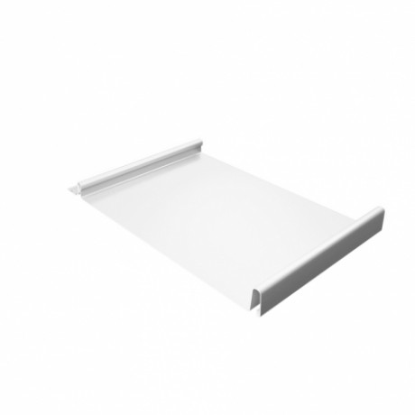 Фальцевая кровля Grand-Line 0.45 мм, Drap, RAL 9003