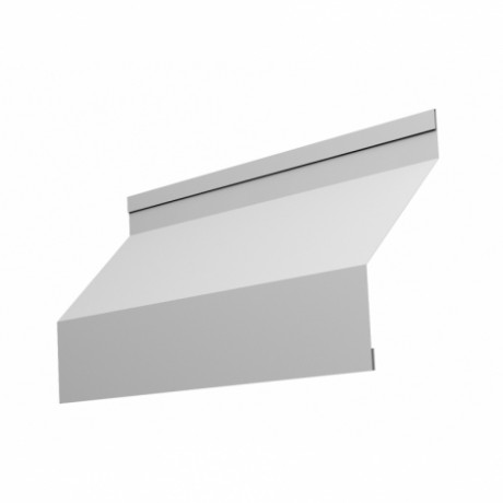 Ламель забора жалюзи Milan, 0.5 мм., Satin, RAL 9003