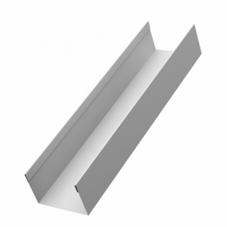 Стойка забора жалюзи Milan,Tokio 60х40 мм., 0.5 мм., Satin, RAL 9003