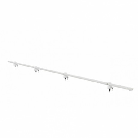 Снегозадержатель на металлочерепицу BORGE, однотрубчатый, L=3000 мм, RAL 9003