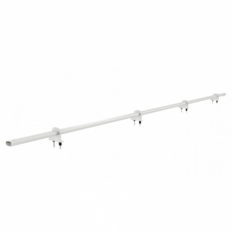 Снегозадержатель на металлочерепицу BORGE, однотрубчатый, L=3000 мм, RAL 9003