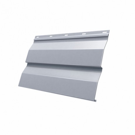 Металлический сайдинг GL корабельная доска 0,45 мм PE, цвет: RAL 9006