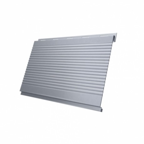 Металлический сайдинг Вертикаль Gofr GL 0,5 Satin, цвет: RAL 9006