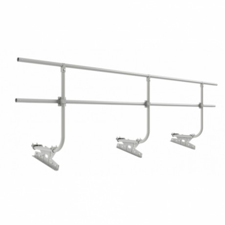 Ограждение для фальцевой кровли Borge, H=900 мм, L=3000 мм, RAL 9006