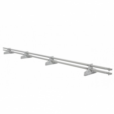 Снегозадержатель для фальцевой кровли BORGE, L=3000 мм, RAL 9006