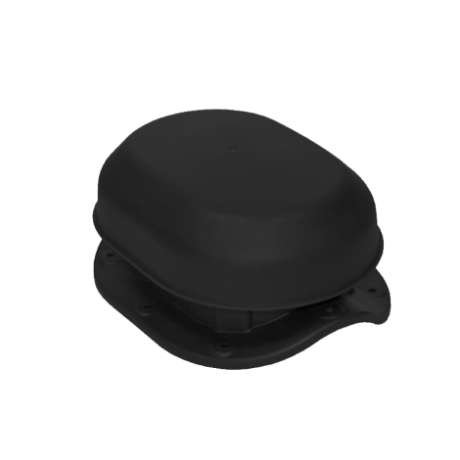 Аэратор для плоской кровли скатный Krovent Aero-Vent черный