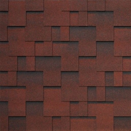 Гибкая черепица Tegola Lazio, цвет: Amarone 410