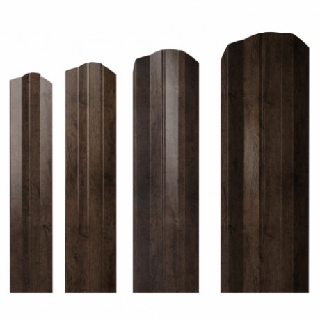 М-образный А фигурный штакетник 0.45 Print Elite Antique Wood