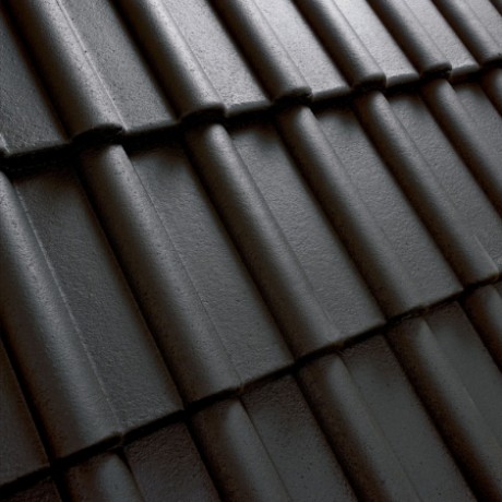 Рядовая натуральная черепица Benders Mecklenburger Benderit черный