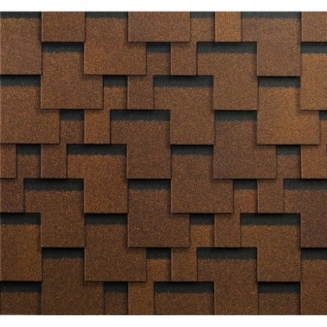 Гибкая черепица Shinglas Болеро Цвет: Терракота